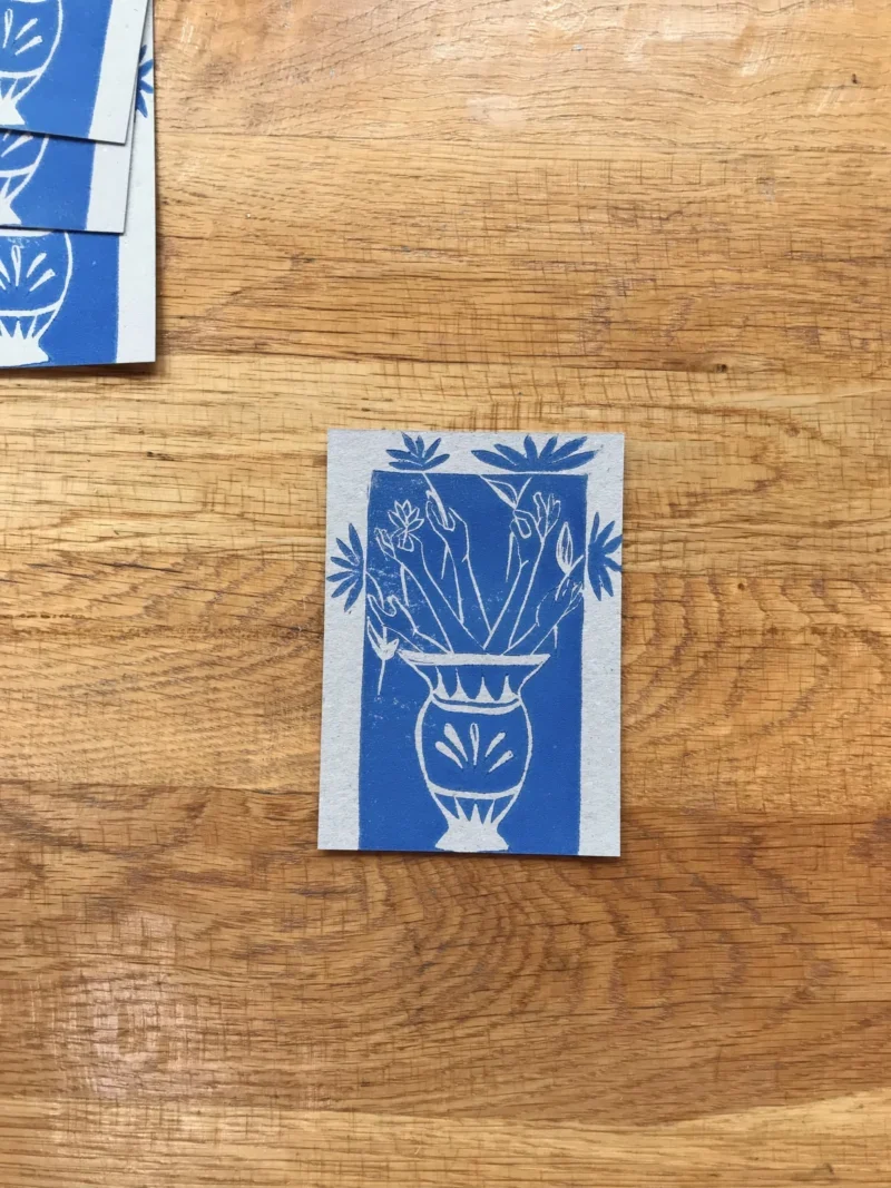 Card Set of 4 Blue - Image 3
